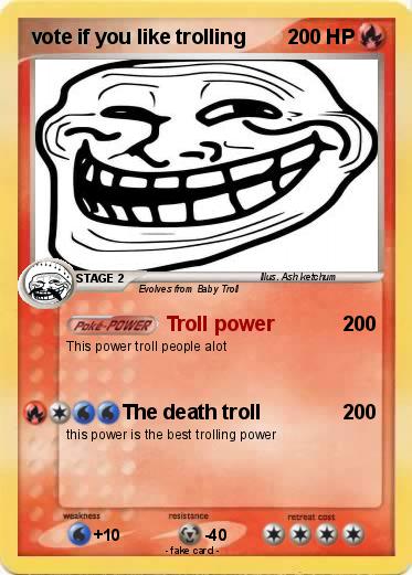 Pokemon vote if you like trolling