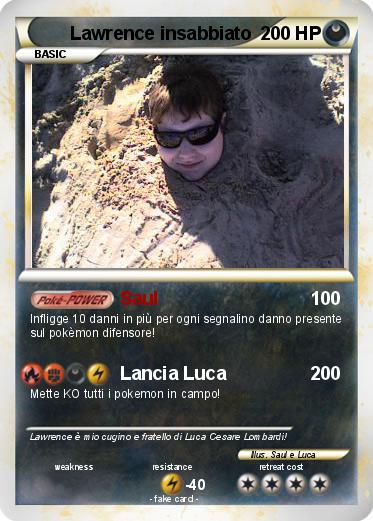 Pokemon Lawrence insabbiato