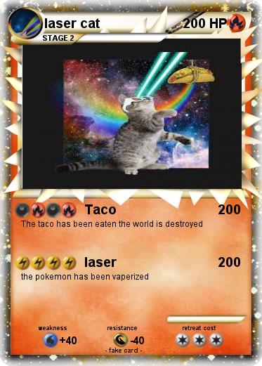 Pokemon laser cat