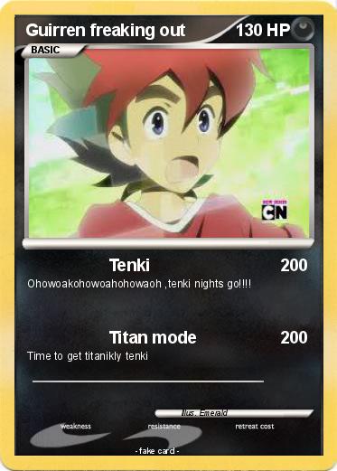 Pokemon Guirren freaking out