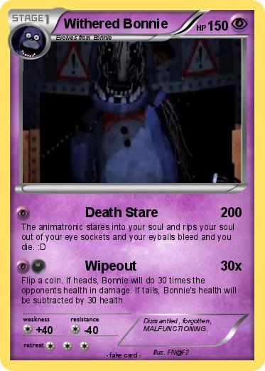 Pokemon Withered Bonnie