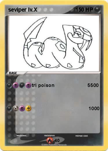 Pokemon seviper lv.X