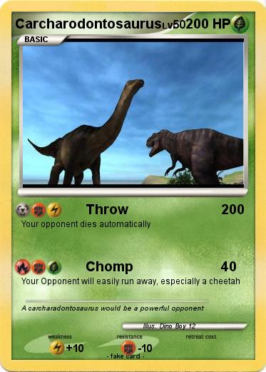 Pokemon Carcharodontosaurus