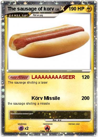 Pokemon The sausage of korv