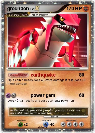 Pokemon groundon