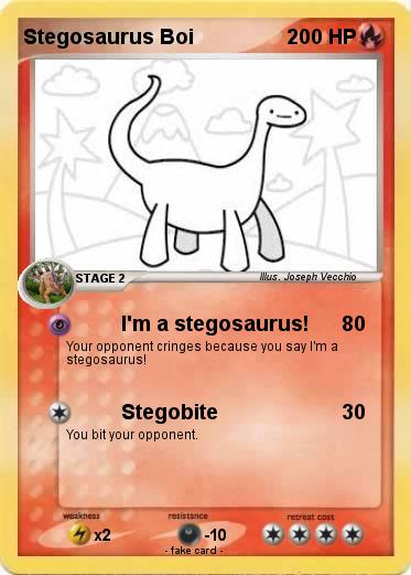 Pokemon Stegosaurus Boi