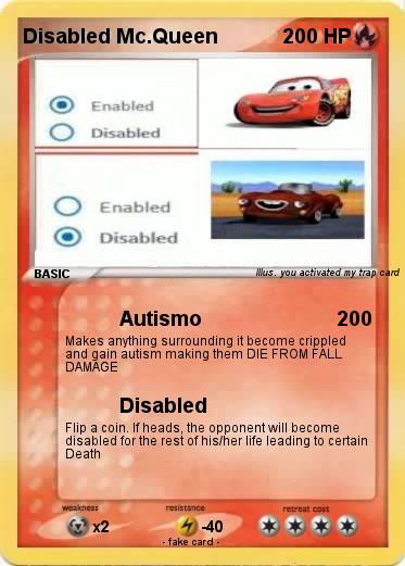 Pokemon Disabled Mc.Queen