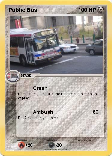 Pokemon Public Bus