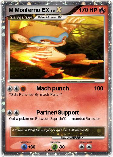 Pokemon M Monferno EX