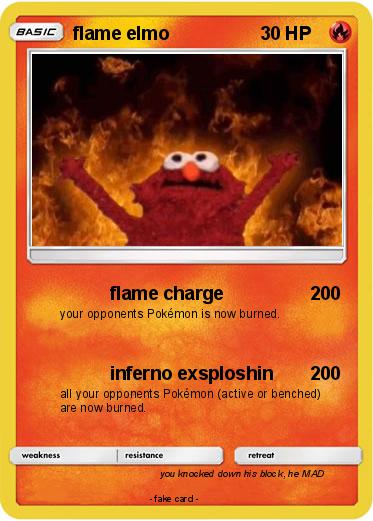 Pokemon flame elmo