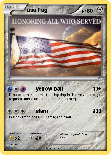 Pokemon usa flag