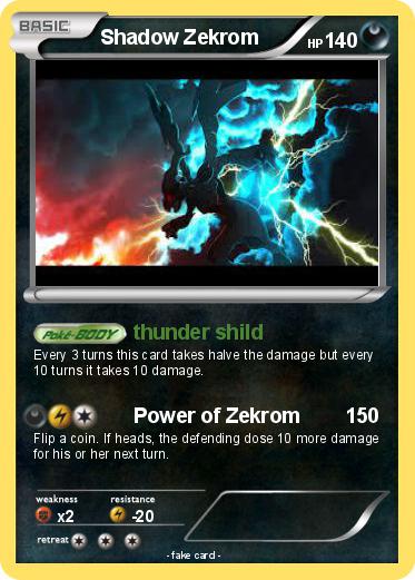 Pokemon Shadow Zekrom