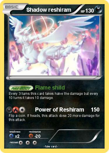 Pokemon Shadow reshiram