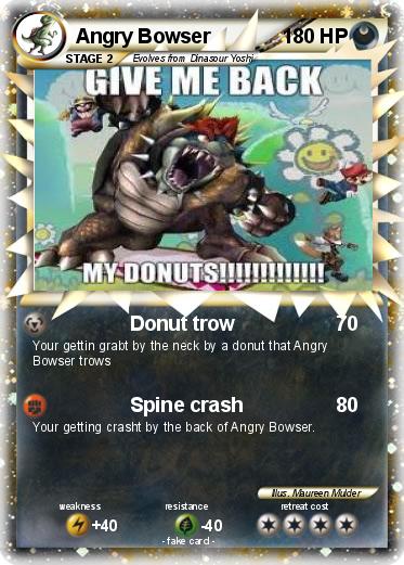 Pokemon Angry Bowser