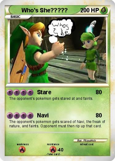 Pokemon Who's She?????