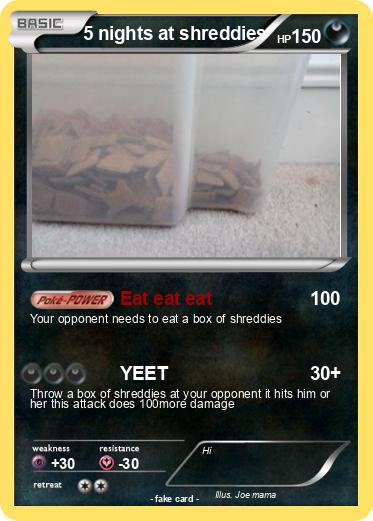 Pokemon 5 nights at shreddies