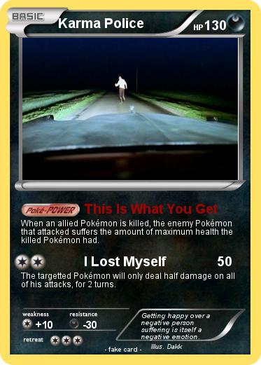Pokemon Karma Police