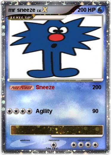 Pokemon mr sneeze