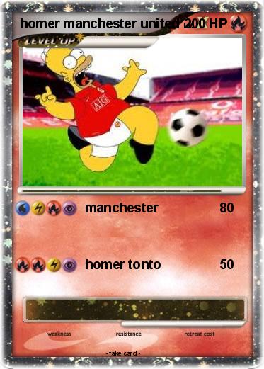 Pokemon homer manchester united