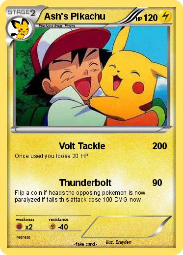 Pokemon Ash's Pikachu