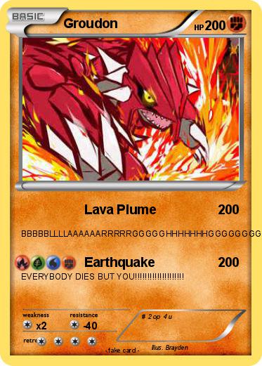 Pokemon Groudon