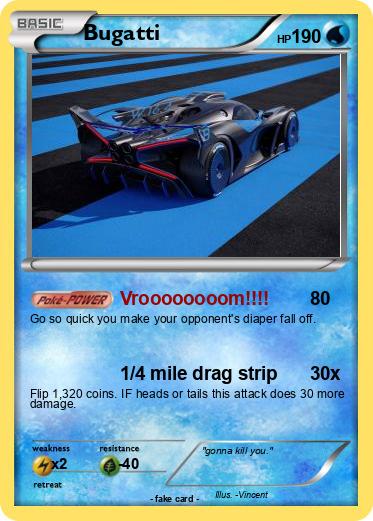 Pokemon Bugatti