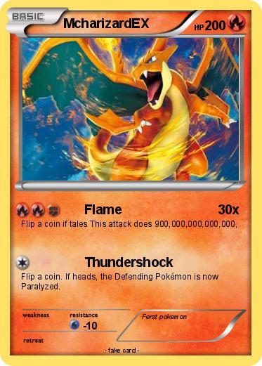 Pokemon McharizardEX