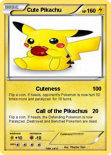 Pokemon Cute Pikachu