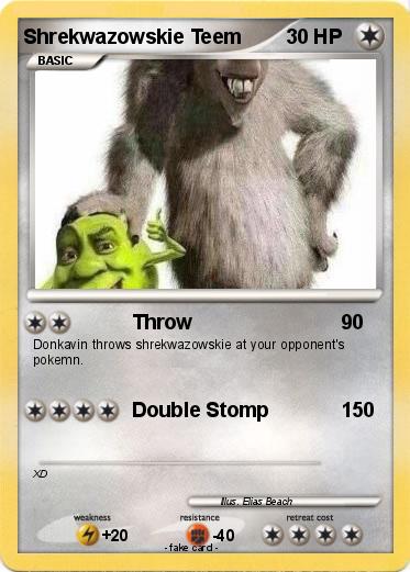 Pokemon Shrekwazowskie Teem