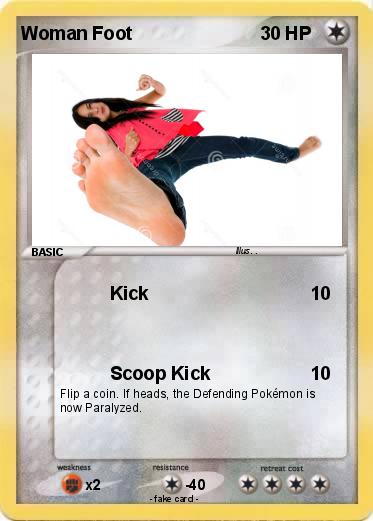 Pokemon Woman Foot