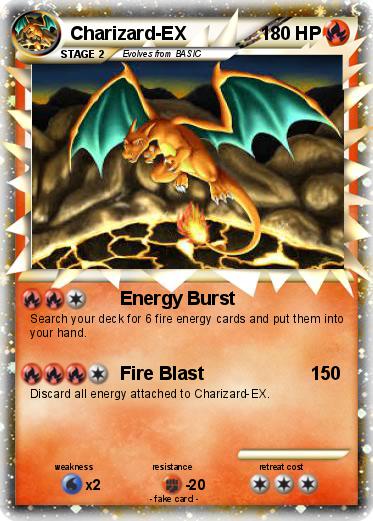 Pokemon Charizard-EX