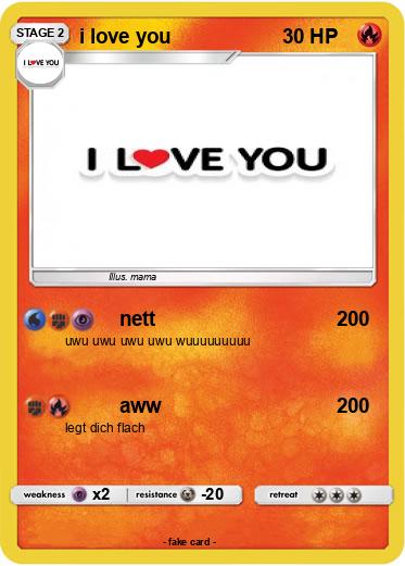 Pokemon i love you