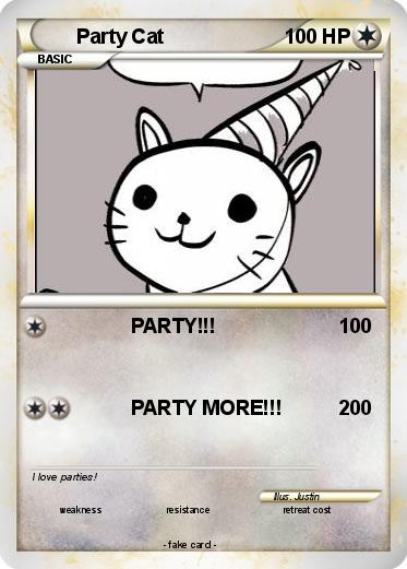 Pokemon Party Cat