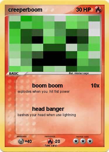 Pokemon creeperboom