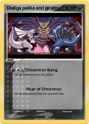 Pokemon Dialiga palkia and giratina