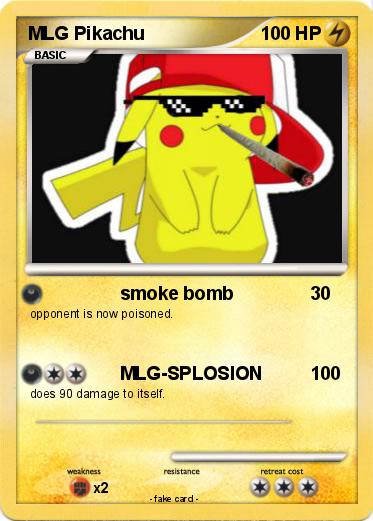 Pokemon MLG Pikachu