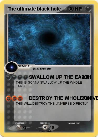 Pokemon The ultimate black hole