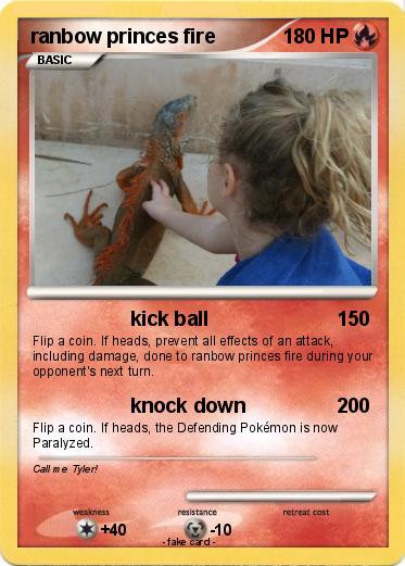 Pokemon ranbow princes fire