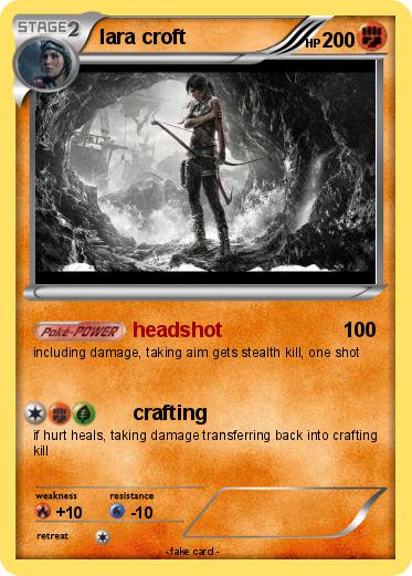 Pokemon lara croft