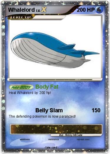 Pokemon Whalelord