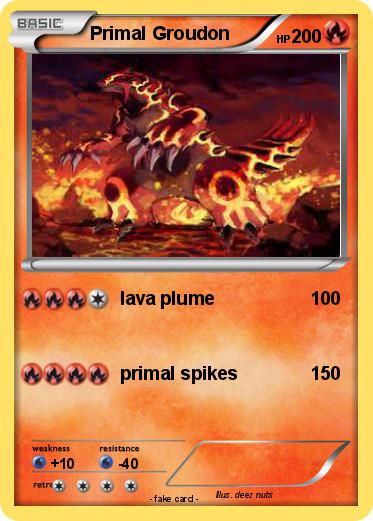 Pokemon Primal Groudon