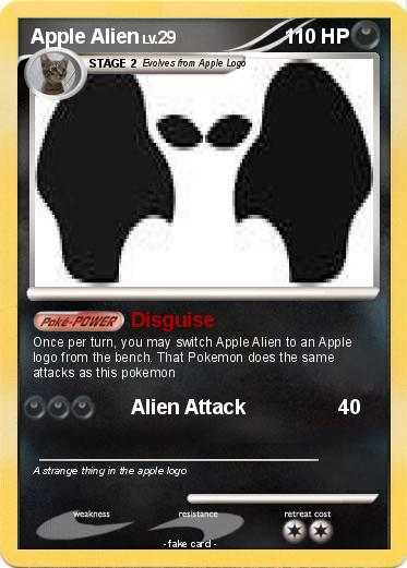 Pokemon Apple Alien