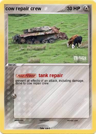 Pokemon cow repair crew