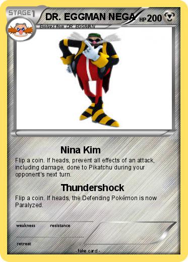 Pokemon DR. EGGMAN NEGA