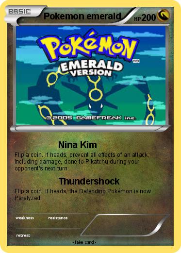 Pokemon Pokemon emerald