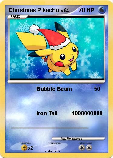 Pokemon Christmas Pikachu