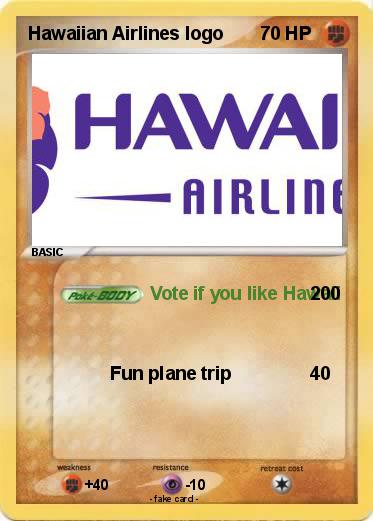 Pokemon Hawaiian Airlines logo