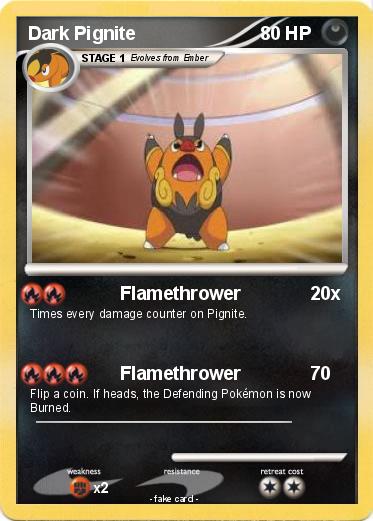 Pokemon Dark Pignite