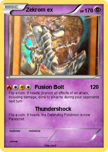 Pokemon Zekrom ex