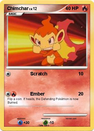 Pokemon Chimchar